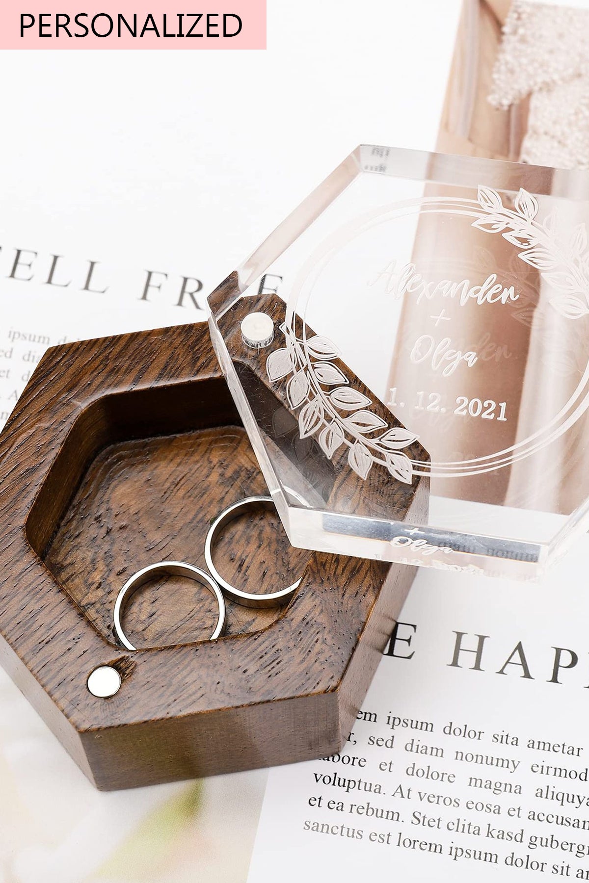Custom Ring Box for Wedding Ceremony – OWITER